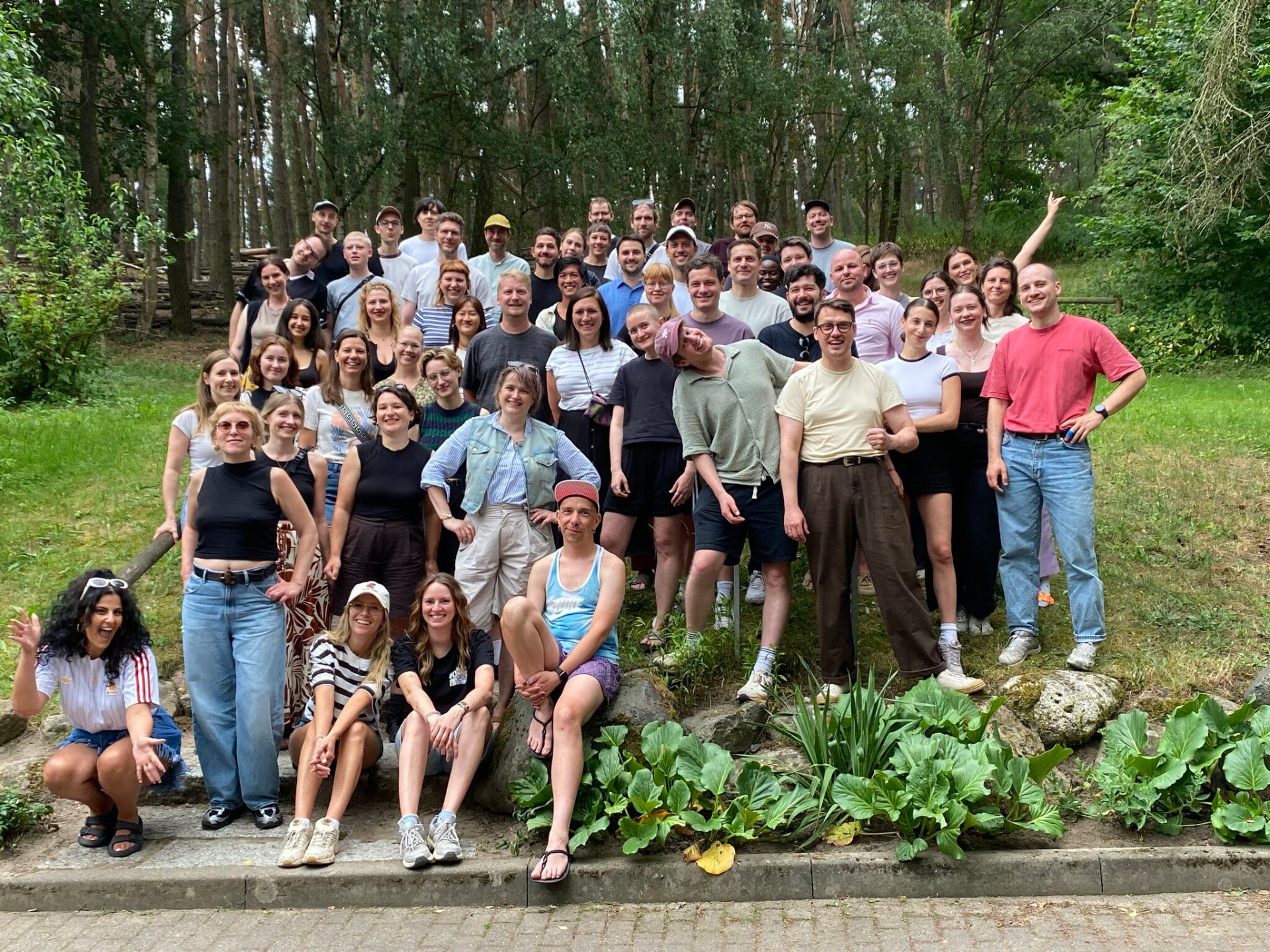 Das ida Team beim Offsite 2026 im Grünen