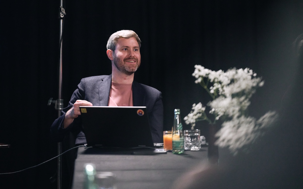 Lennart Schneider beim ida Open Media Table