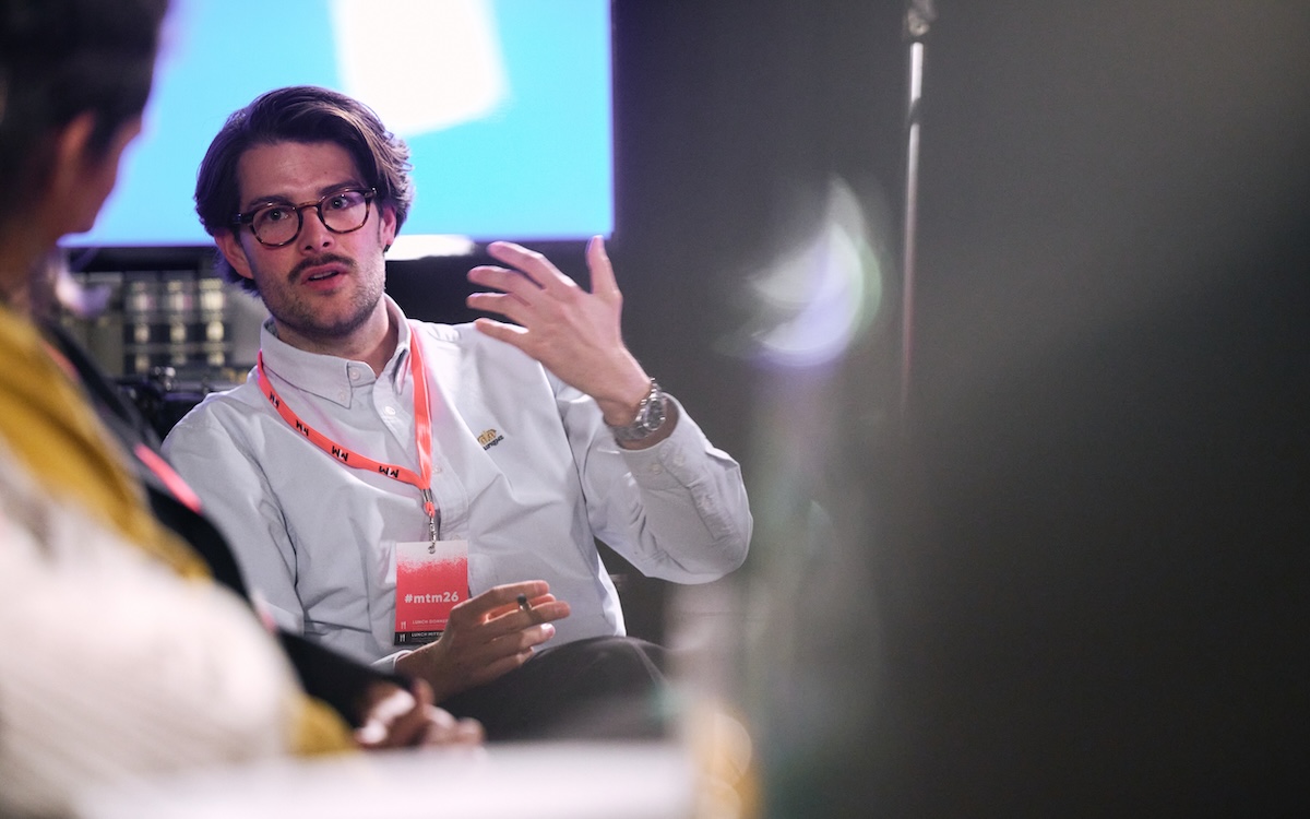 Moritz Klein beim ida Open Media Table